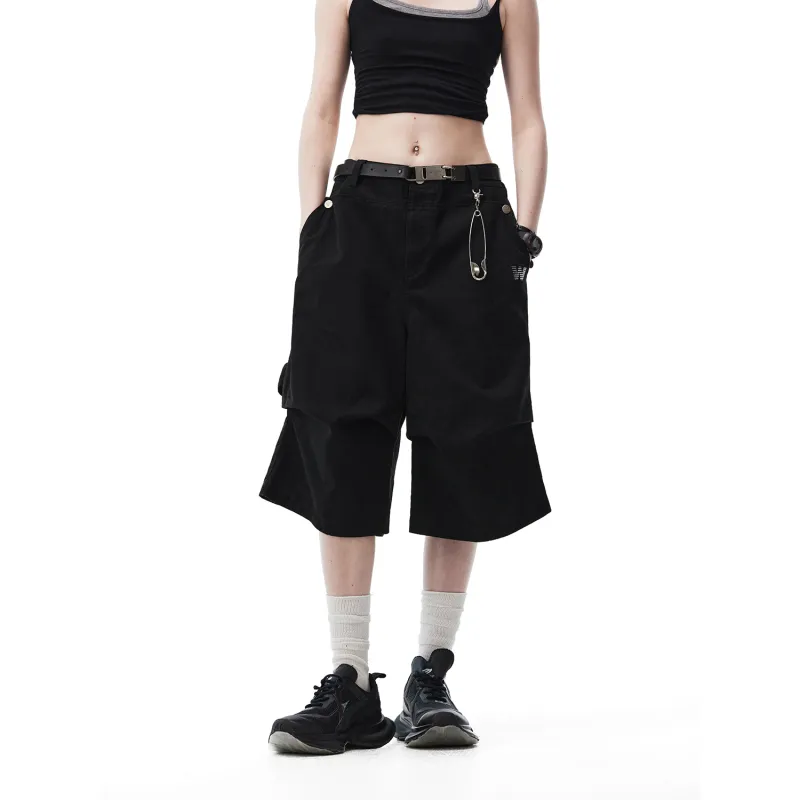 WAITINGWAVE Cargo Shorts Unisex-4