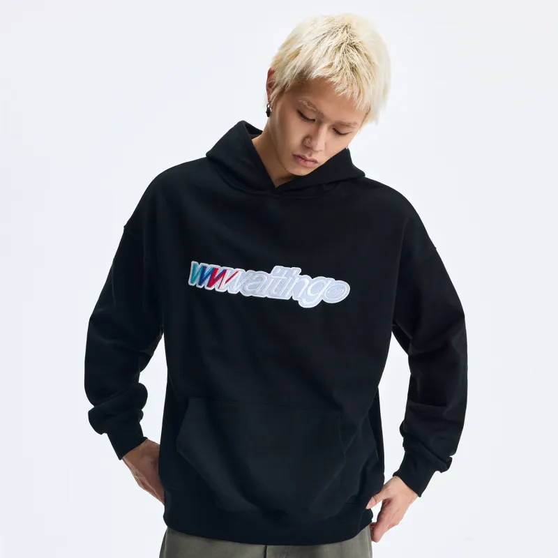 WAITINGWAVE Sweatshirt Unisex Black-2