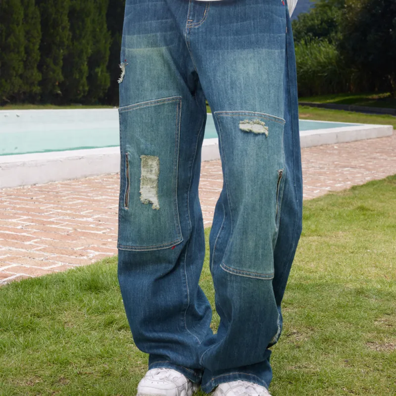 WAITINGWAVE Jeans Unisex-5
