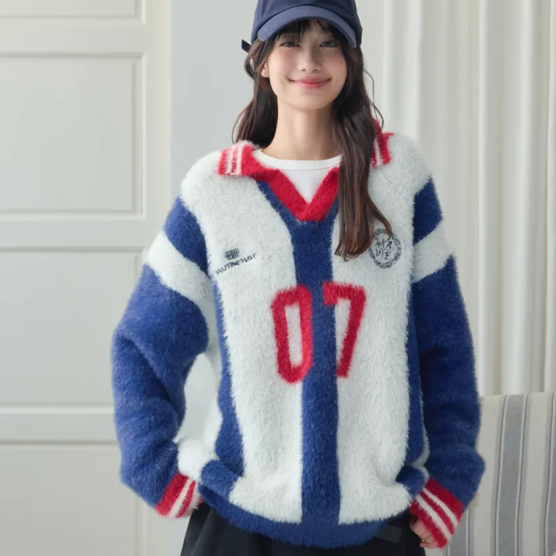 WAITINGWAVE Knitwear Unisex Navy Blue-4