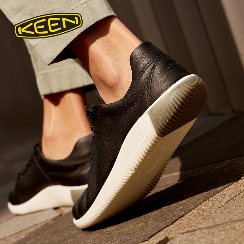 KEEN KNX Anti Slip Wear Resistant Low Top Casual Shoes Women's Black-5