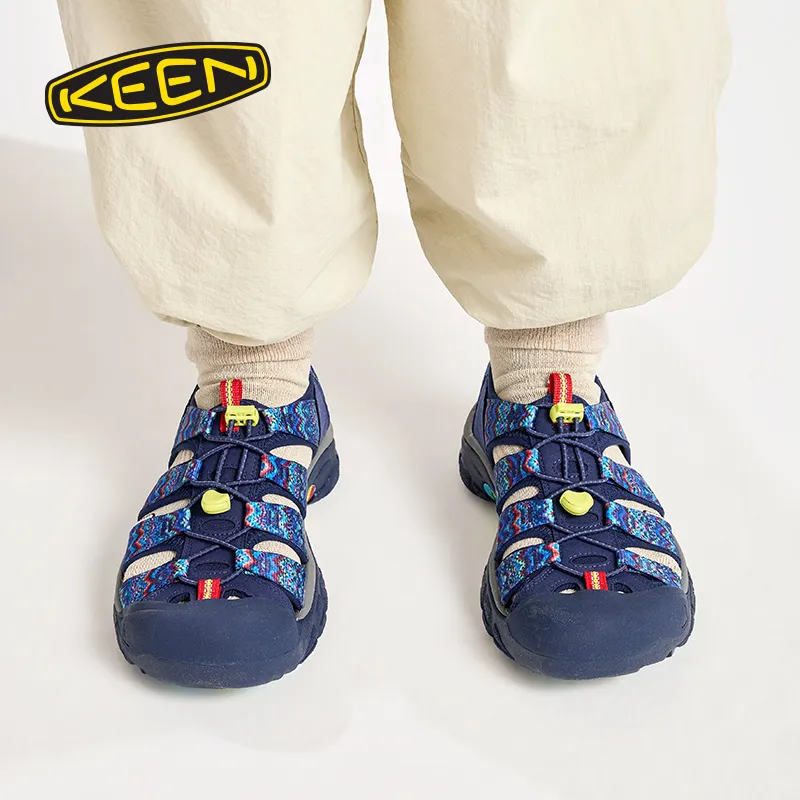 KEEN Newport Retro Breathable River Trekking Shoes Men's Blue-5