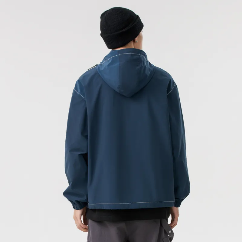 Endless Abyss Jackets Coats Unisex Navy Blue-2
