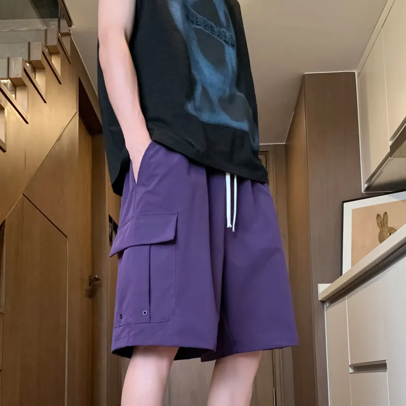 Endless Abyss Cargo Shorts Unisex-14