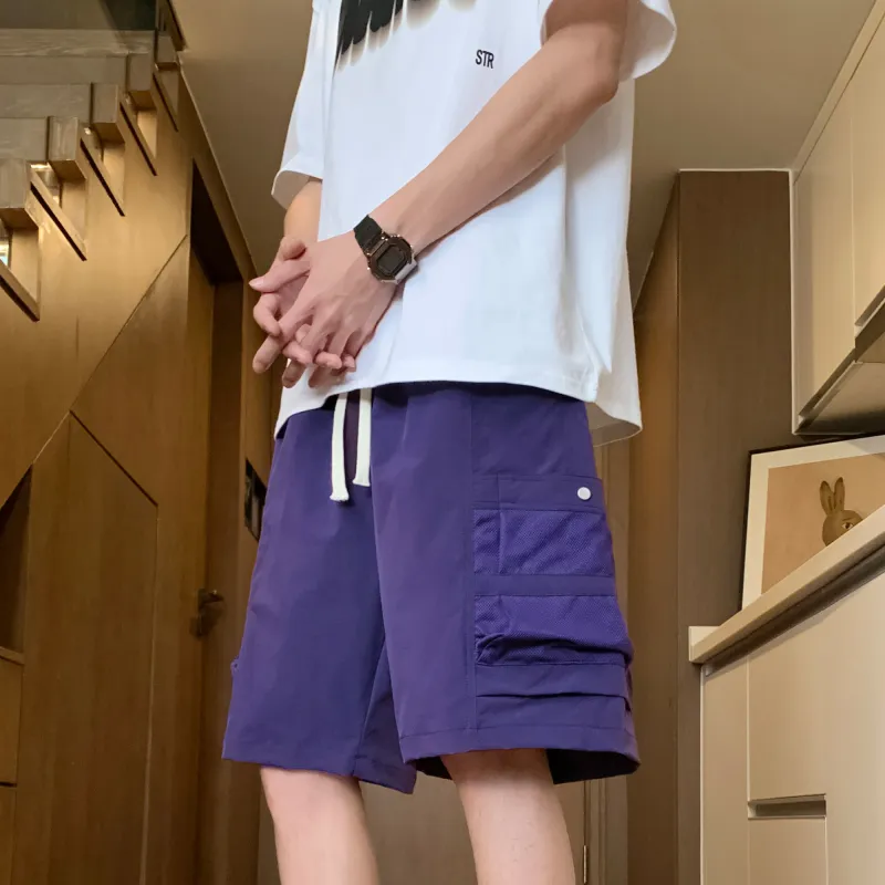 Endless Abyss Cargo Shorts Unisex-13