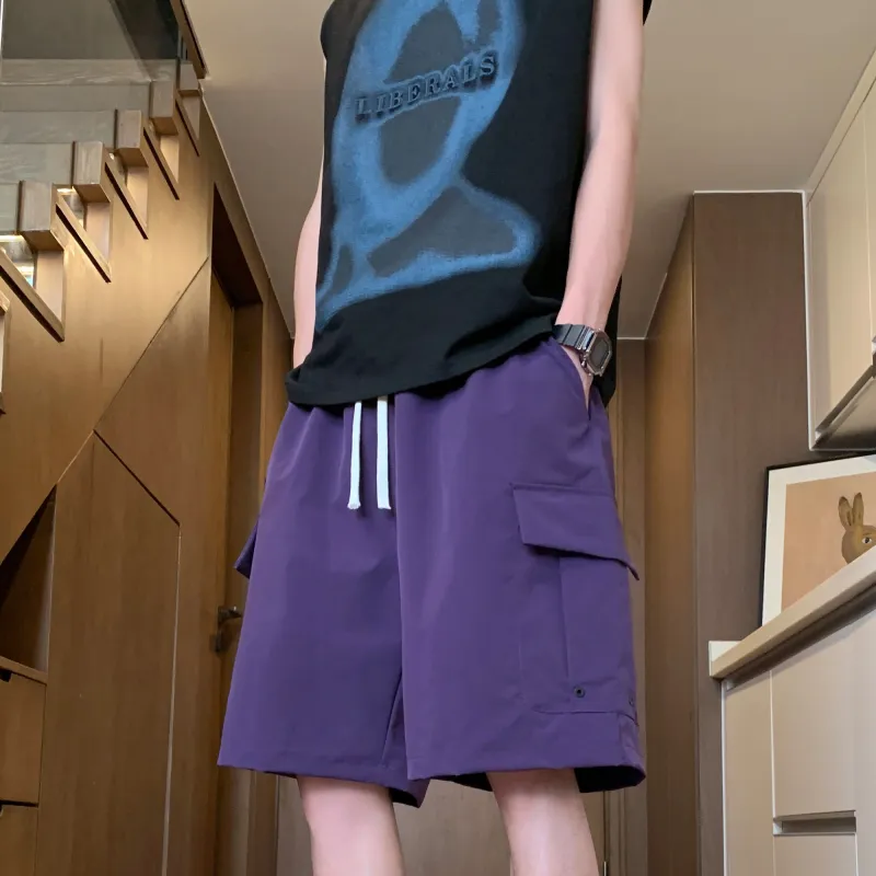 Endless Abyss Cargo Shorts Unisex-13