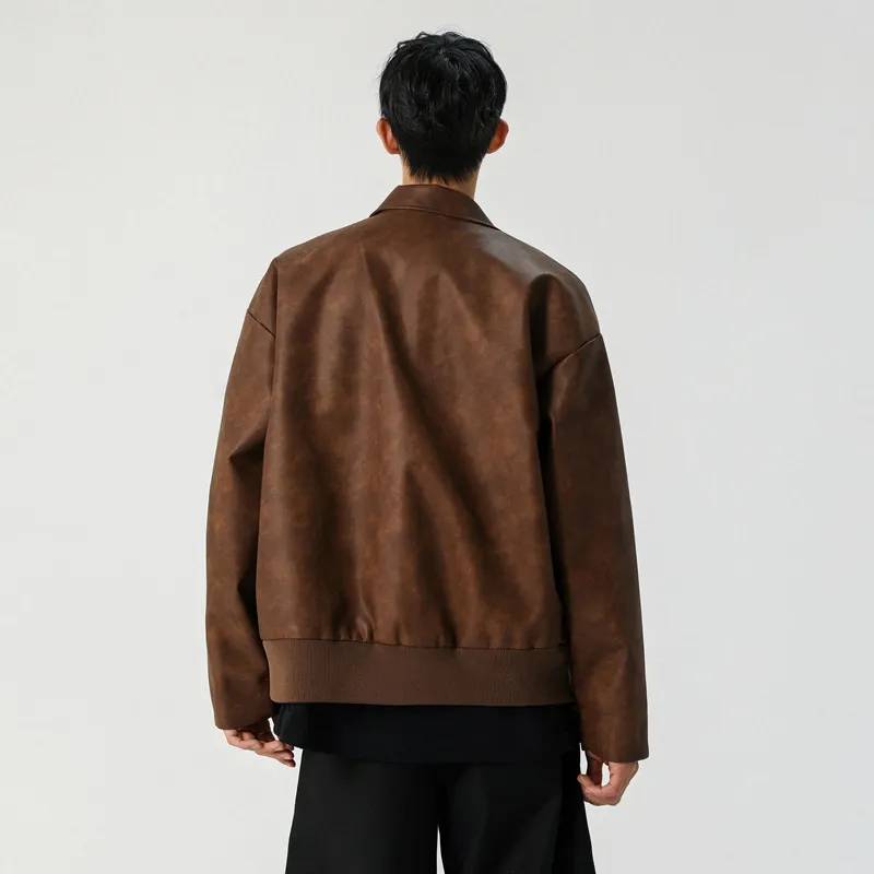 PAUL COSTELLOE Leather Jacket Unisex-8