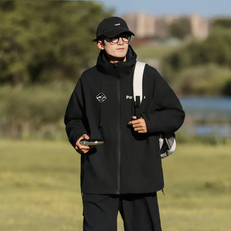 PAUL COSTELLOE Waterproof And Windproof Windbreaker Jacket Unisex-2
