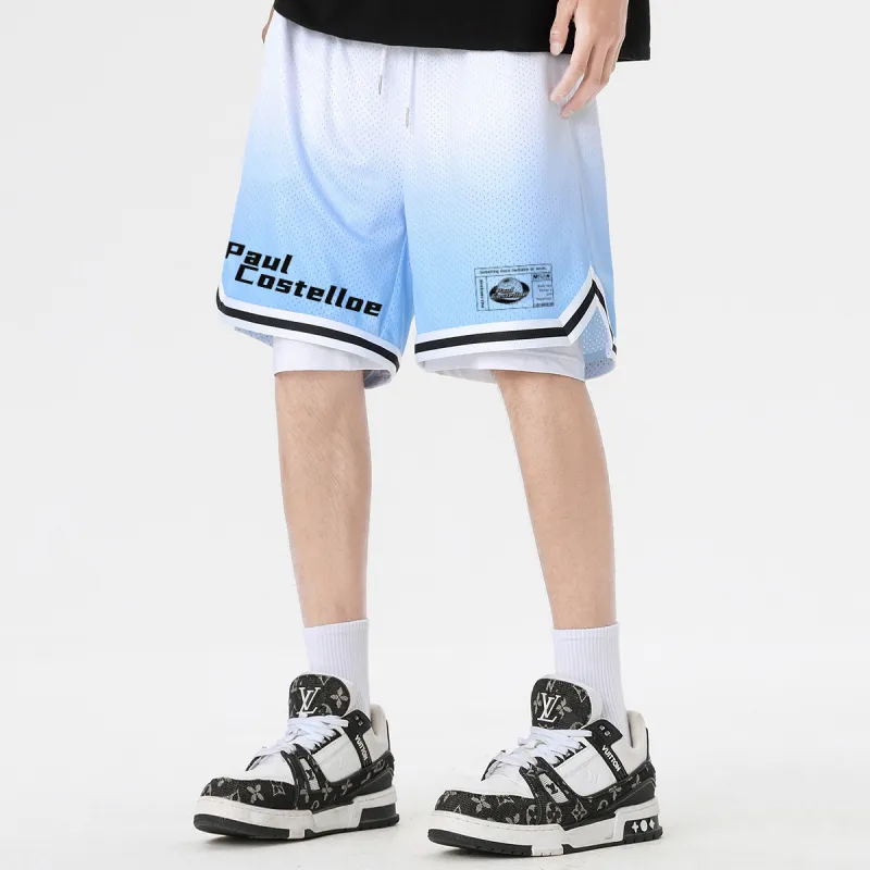 PAUL COSTELLOE Basketball Shorts Unisex-14