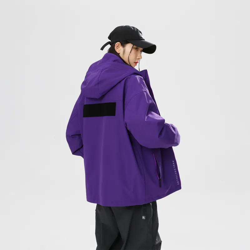 PAUL COSTELLOE Waterproof And Windproof To Keep Warm Windbreaker Jacket Unisex-17