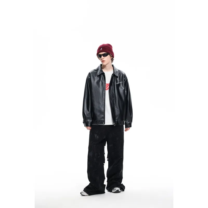 PAUL COSTELLOE Leather Jacket Unisex-5