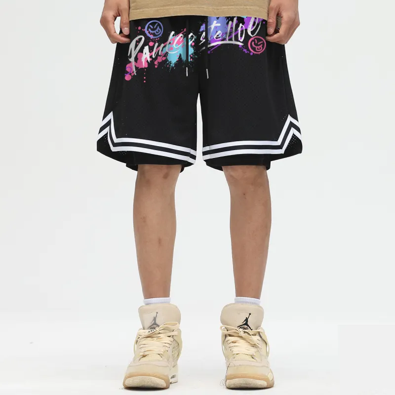 PAUL COSTELLOE Basketball Shorts Unisex-3