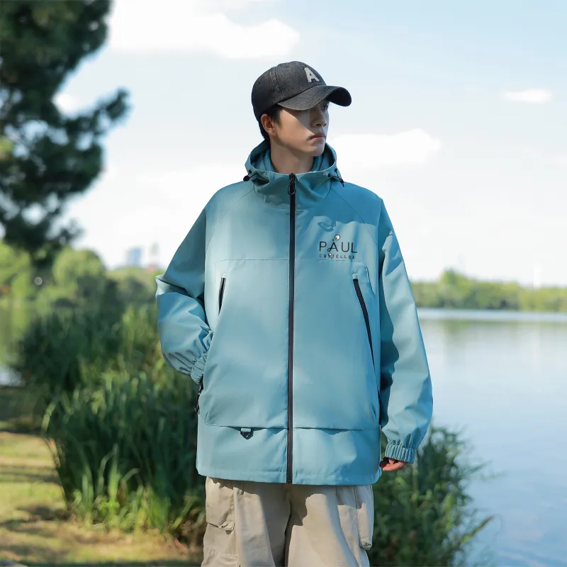 PAUL COSTELLOE Waterproof And Windproof To Keep Warm Windbreaker Jacket Unisex-14
