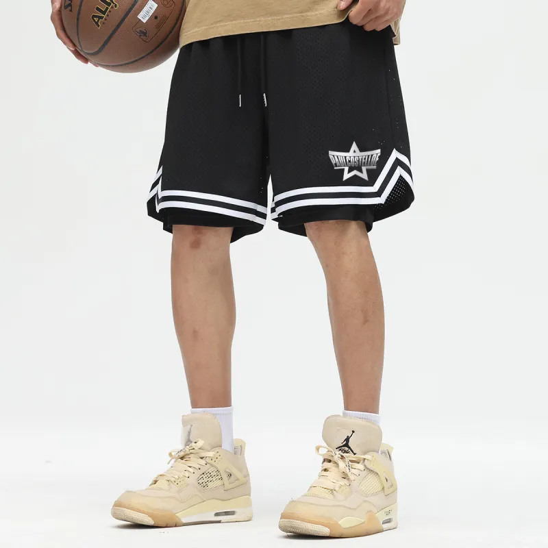 PAUL COSTELLOE Basketball Shorts Unisex-2