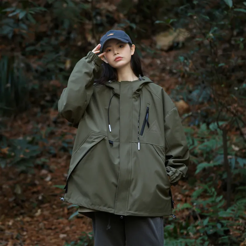 PAUL COSTELLOE Waterproof And Windproof To Keep Warm Windbreaker Coats Unisex-6