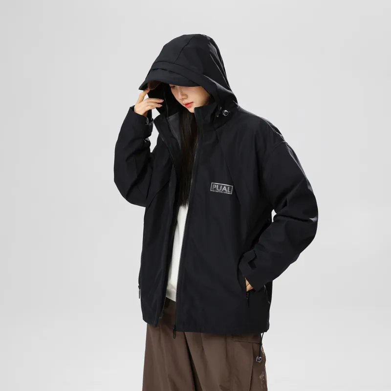 PAUL COSTELLOE Waterproof And Windproof To Keep Warm Windbreaker Jacket Unisex-4
