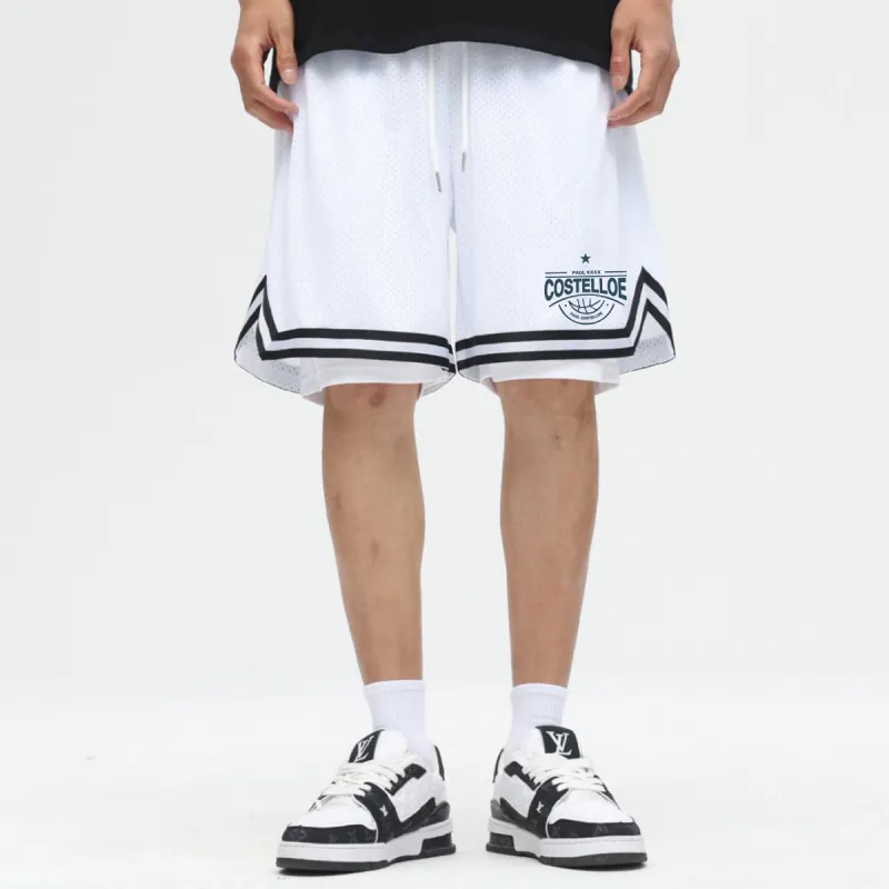 PAUL COSTELLOE Basketball Shorts Unisex-8