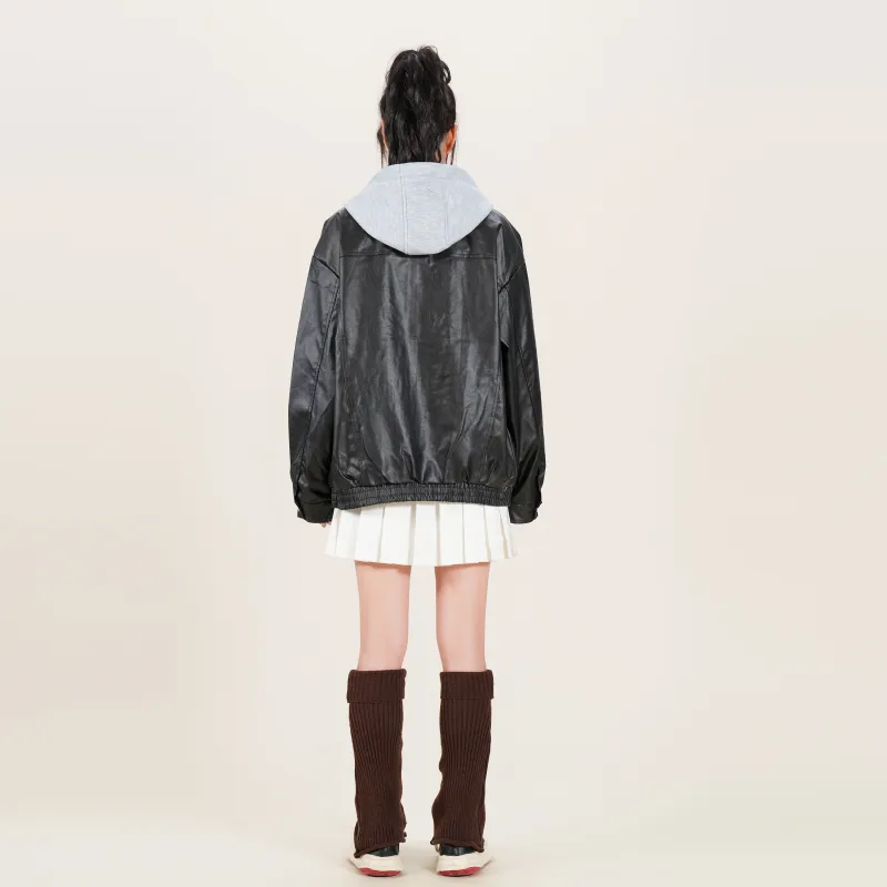 PAUL COSTELLOE Leather Jacket Unisex-22