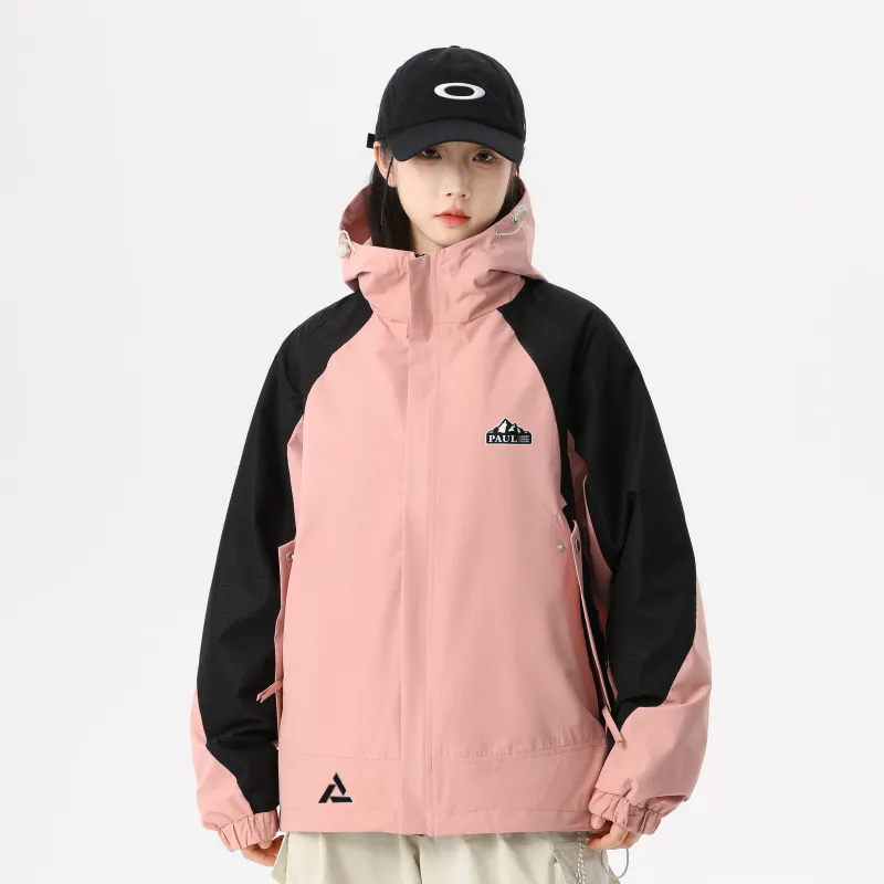 PAUL COSTELLOE Hiking Waterproof And Windproof To Keep Warm Windbreaker Jacket Unisex-10