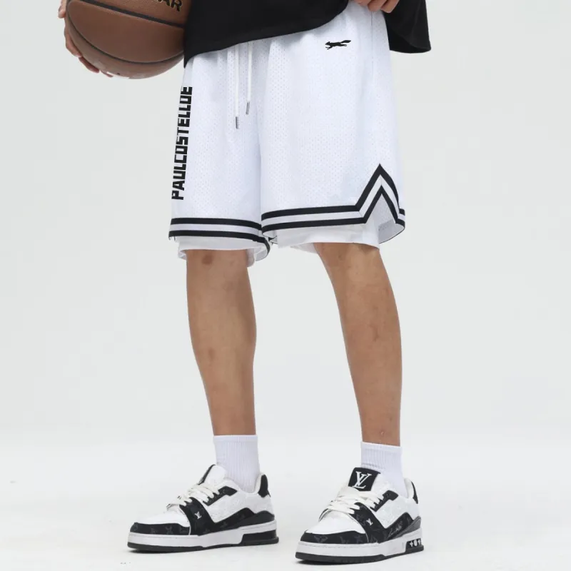 PAUL COSTELLOE Basketball Shorts Unisex-8