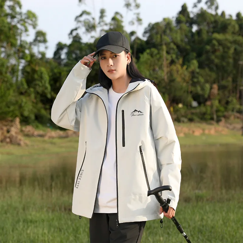 PAUL COSTELLOE Outdoor Hiking Waterproof And Windproof Windbreaker Jacket Unisex-10