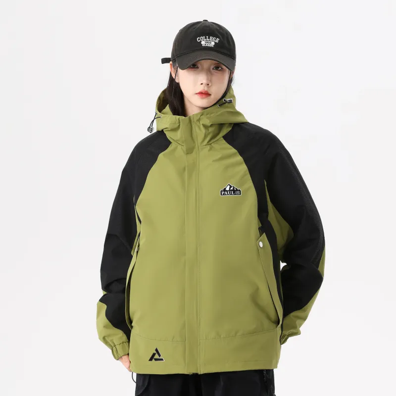 PAUL COSTELLOE Hiking Waterproof And Windproof To Keep Warm Windbreaker Jacket Unisex-18