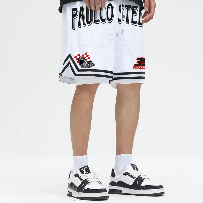 PAUL COSTELLOE Basketball Shorts Unisex-7