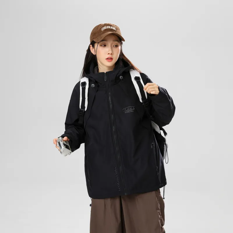 PAUL COSTELLOE Waterproof And Windproof To Keep Warm Windbreaker Jacket Unisex-3