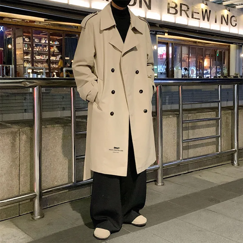 PAUL COSTELLOE Trench Coat Unisex-5