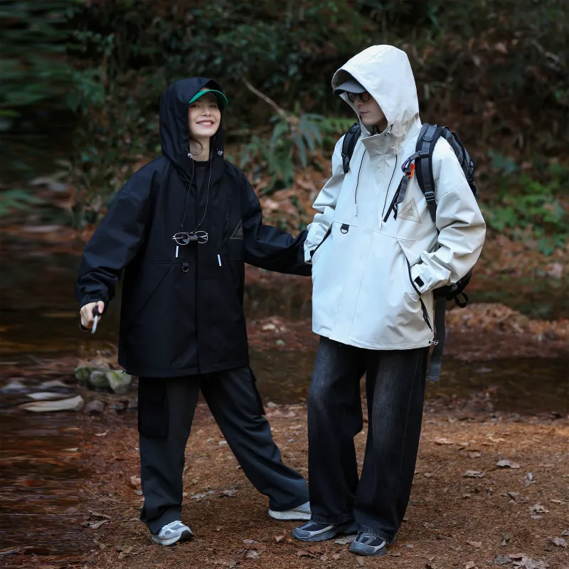 PAUL COSTELLOE Waterproof And Windproof To Keep Warm Windbreaker Coats Unisex-11