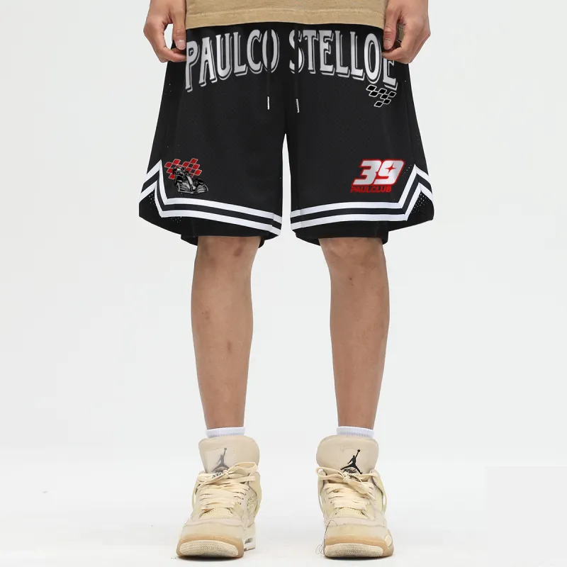 PAUL COSTELLOE Basketball Shorts Unisex-3