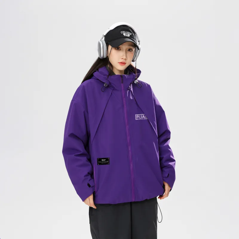 PAUL COSTELLOE Waterproof And Windproof To Keep Warm Windbreaker Jacket Unisex-16