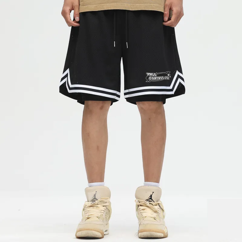 PAUL COSTELLOE Basketball Shorts Unisex-3