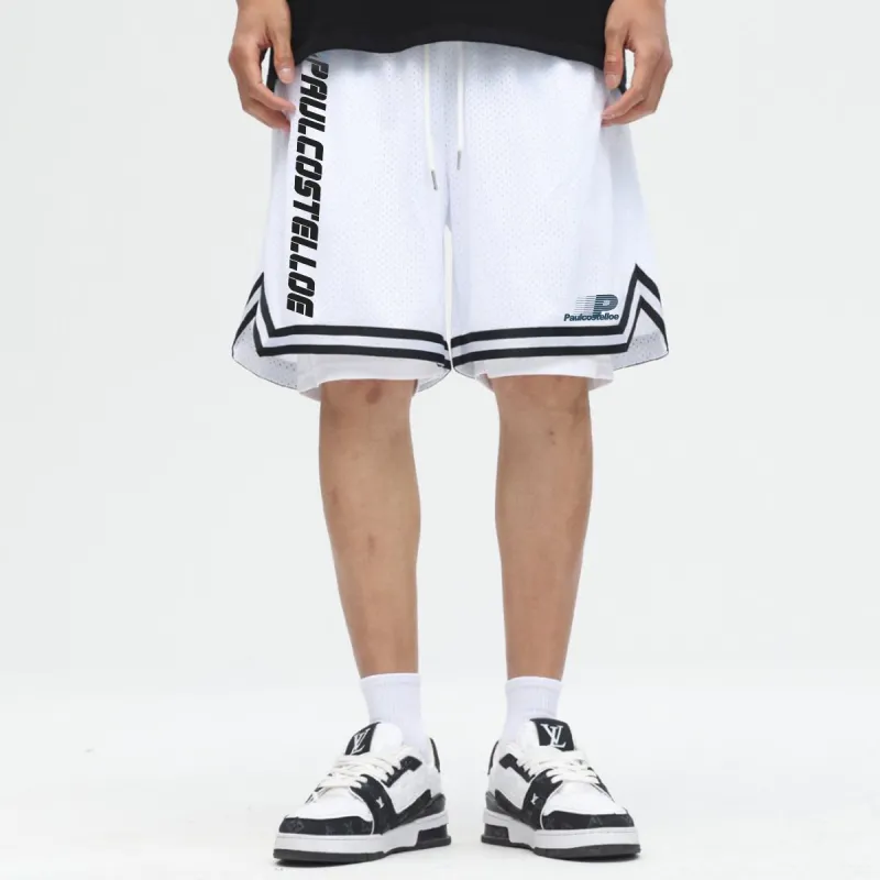 PAUL COSTELLOE Basketball Shorts Unisex-7