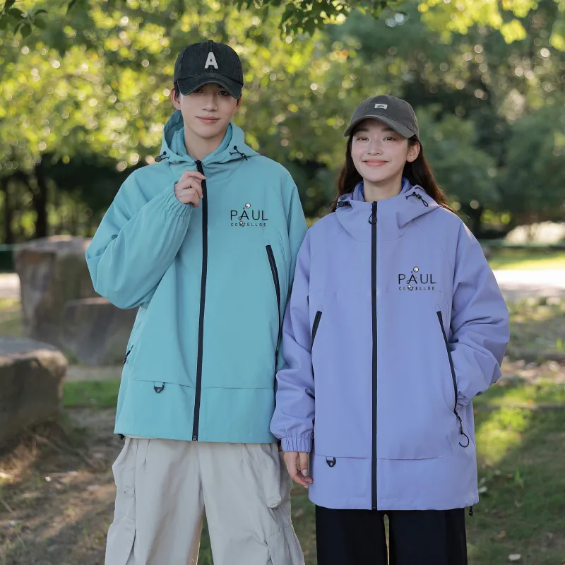 PAUL COSTELLOE Waterproof And Windproof To Keep Warm Windbreaker Jacket Unisex-19