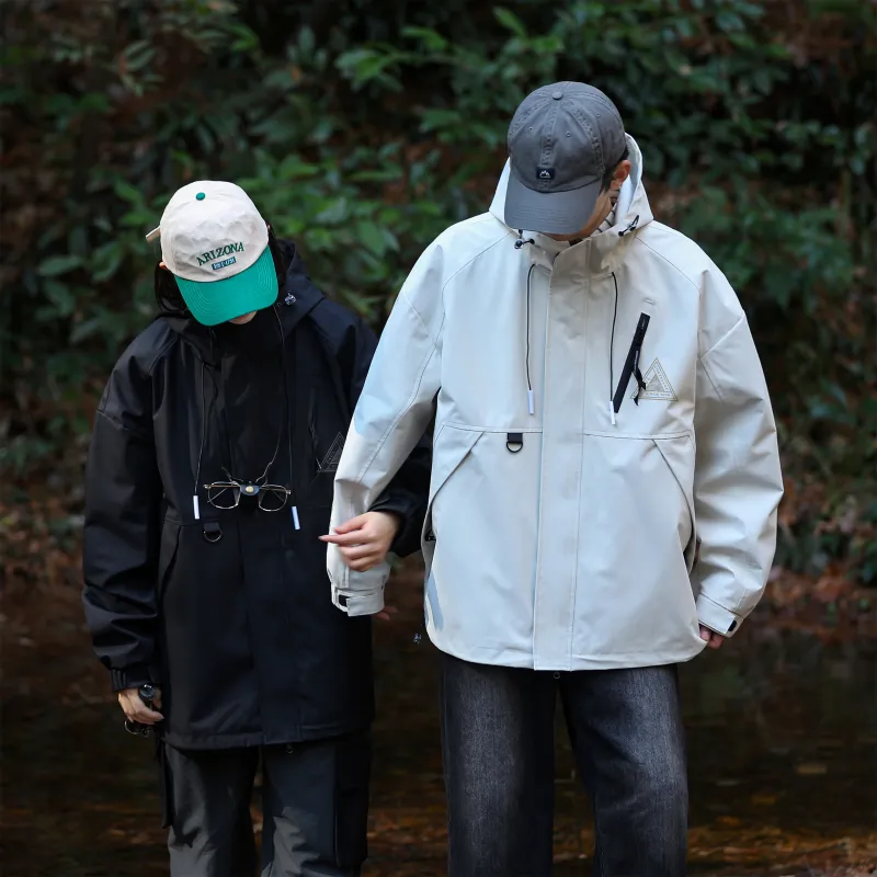 PAUL COSTELLOE Waterproof And Windproof To Keep Warm Windbreaker Coats Unisex-2