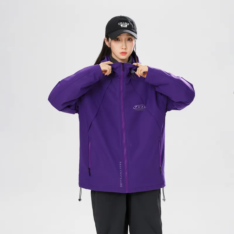 PAUL COSTELLOE Waterproof And Windproof To Keep Warm Windbreaker Jacket Unisex-15