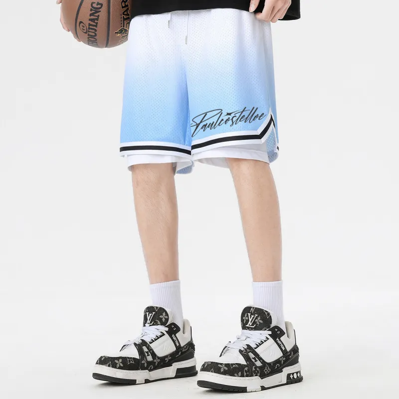 PAUL COSTELLOE Basketball Shorts Unisex-14