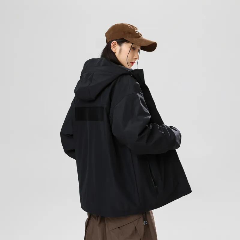 PAUL COSTELLOE Waterproof And Windproof To Keep Warm Windbreaker Jacket Unisex-5