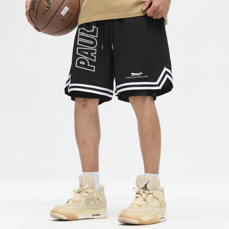 PAUL COSTELLOE Basketball Shorts Unisex-3