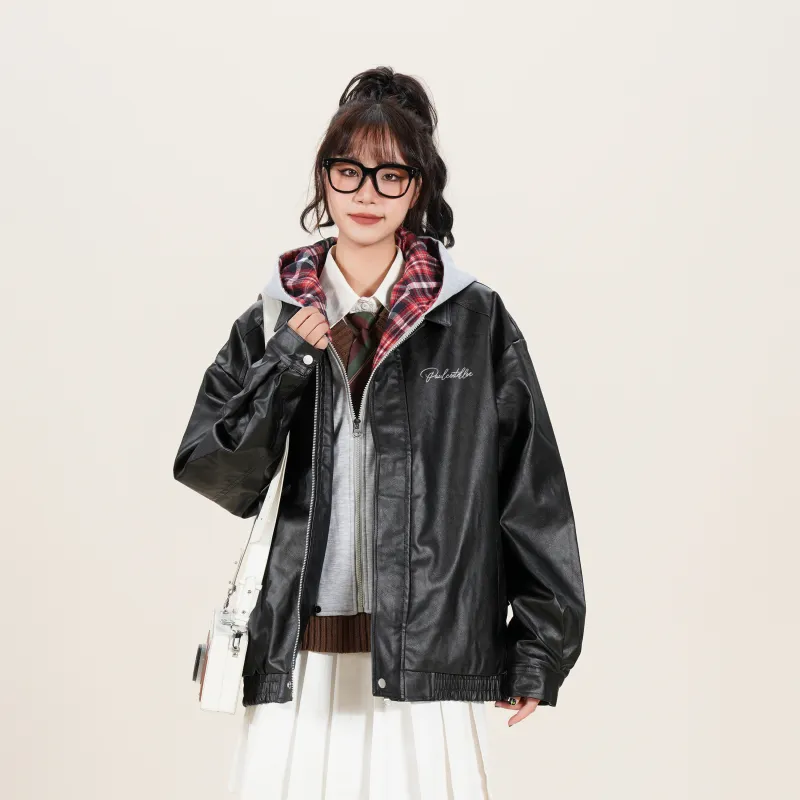 PAUL COSTELLOE Leather Jacket Unisex-24