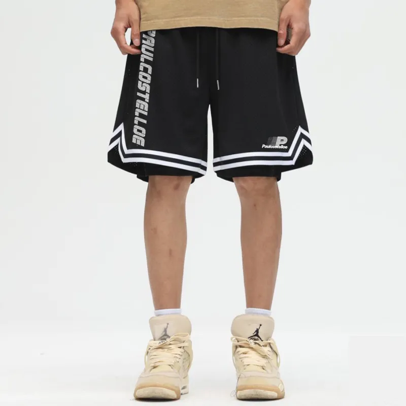 PAUL COSTELLOE Basketball Shorts Unisex-3