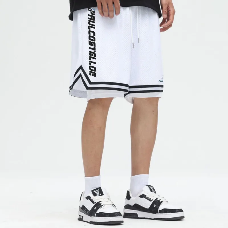 PAUL COSTELLOE Basketball Shorts Unisex-6