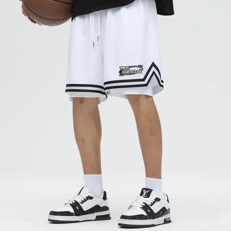 PAUL COSTELLOE Basketball Shorts Unisex-7