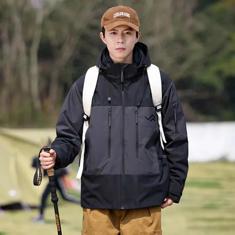 PAUL COSTELLOE Outdoor Hiking Keep Warm From The Wind Windbreaker Coats Unisex-3