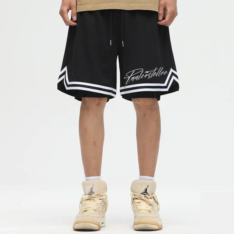 PAUL COSTELLOE Basketball Shorts Unisex-3