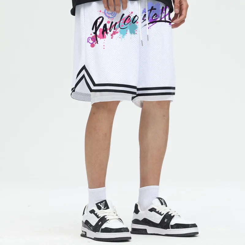 PAUL COSTELLOE Basketball Shorts Unisex-9