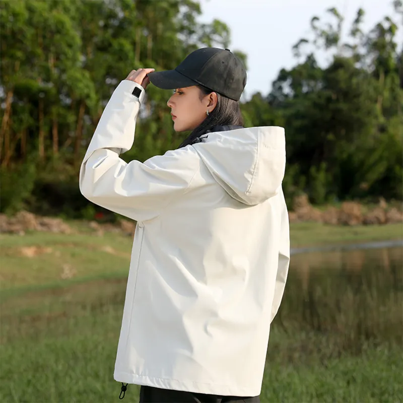 PAUL COSTELLOE Outdoor Hiking Waterproof And Windproof Windbreaker Jacket Unisex-11