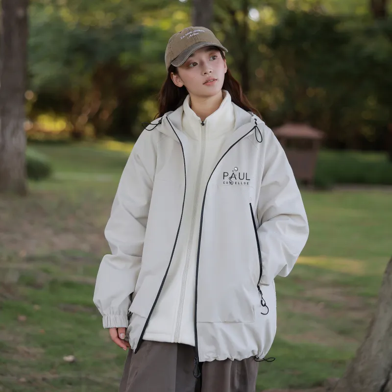 PAUL COSTELLOE Waterproof And Windproof To Keep Warm Windbreaker Jacket Unisex-8