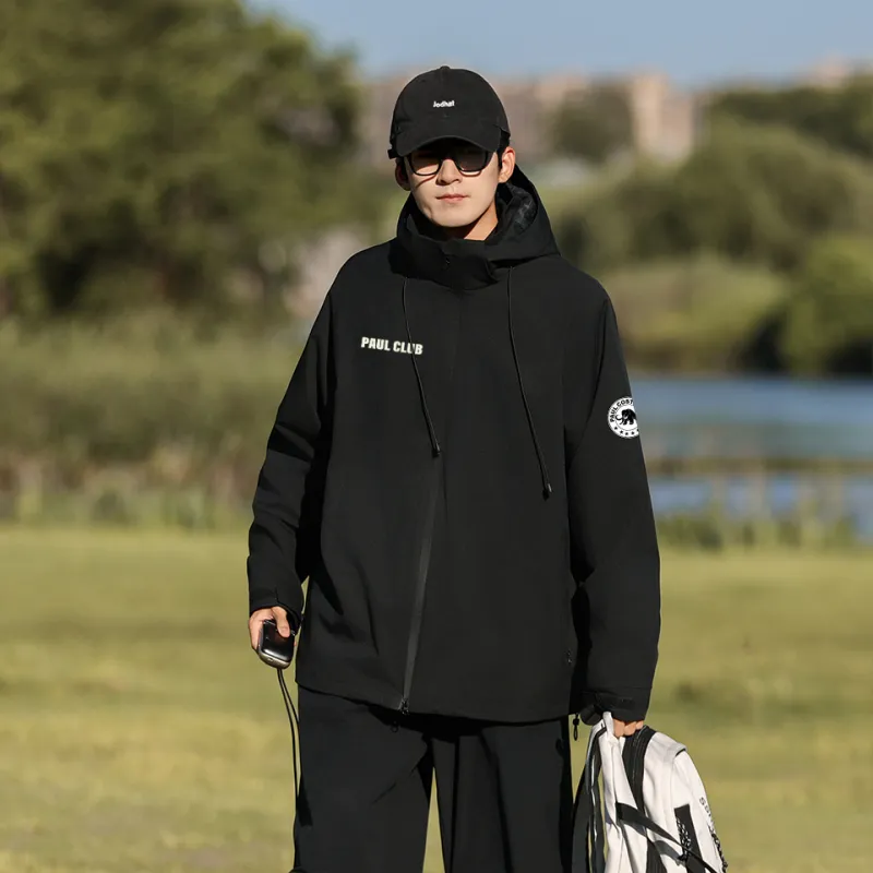 PAUL COSTELLOE Urban Living/Travel/Commuting Waterproof And Windproof Windbreaker Jacket Unisex-2